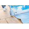 Enrouler couverture piscine  à barres