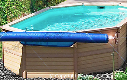 Bâche d'hivernage (hiver) pour piscine bois QUARTOO 390x820 - Gardipool