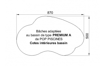 PREMIUM A POP bache piscine