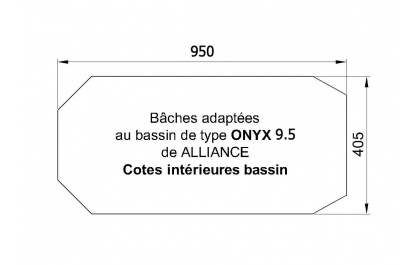 COUVERTURE PISCINE ALLIANCE ONYX 9.50