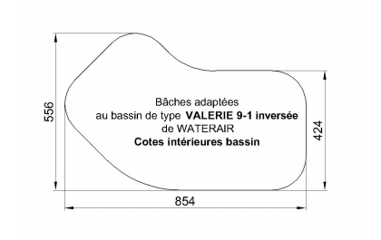 VALERIE 9.1 inversée PISCINE WATERAIR