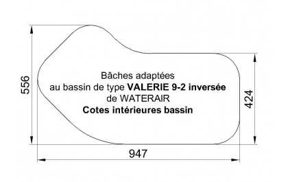 VALERIE 9.2 inversée PISCINE WATERAIR