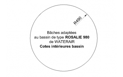 ROSALIE 980 piscine Waterair