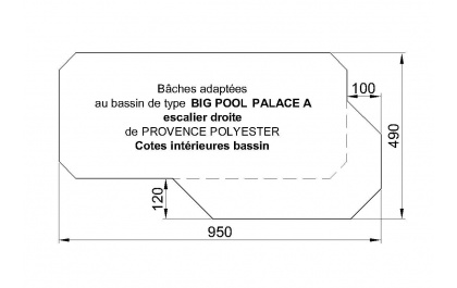 Big-Pool Palace A esc. droite