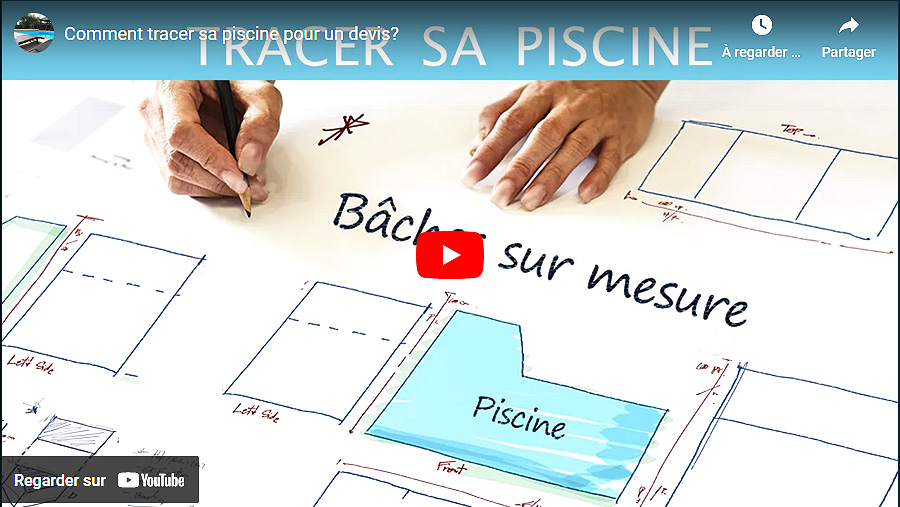 Vidéo tuto : tracer une bâche piscine sur mesure