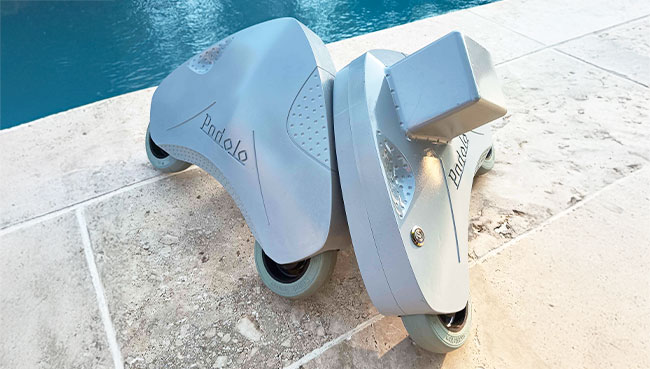 enroulement bâche à barres avec padolo motorisé