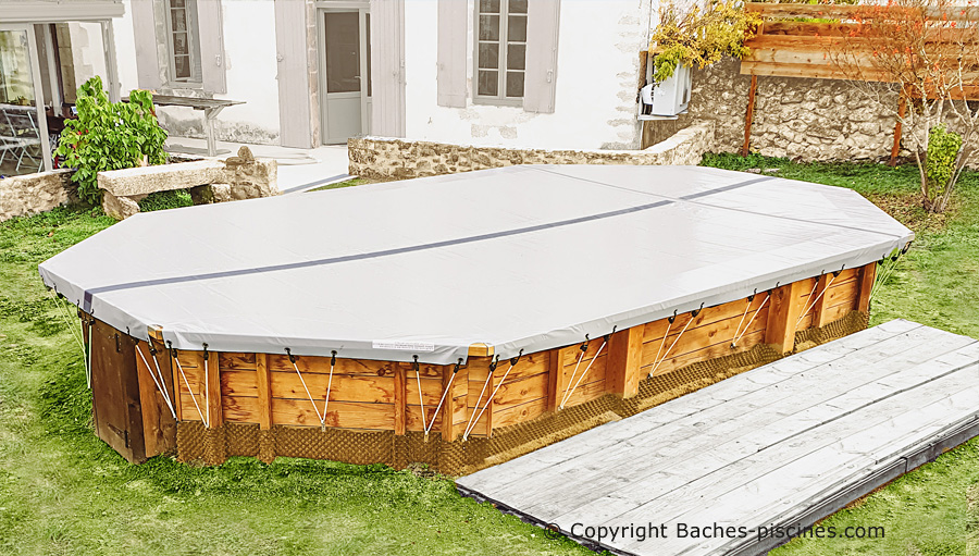 Bâche d'hivernage pour piscine hors-sol - Flash Piscines