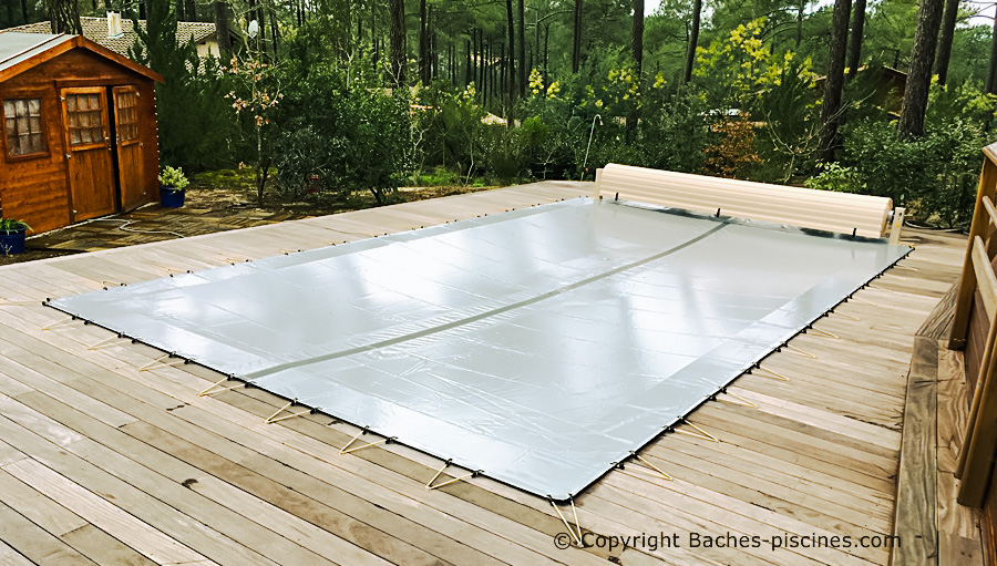 Couverture d'hivernage de piscine