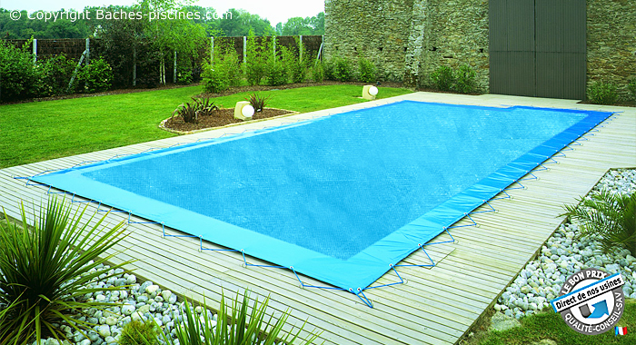 Couverture de piscine en filet à feuilles, couverture d'hiver en maille  rectangulaire enterrée, matériau en polyéthylène , 5 x 10 m - Cdiscount  Jardin