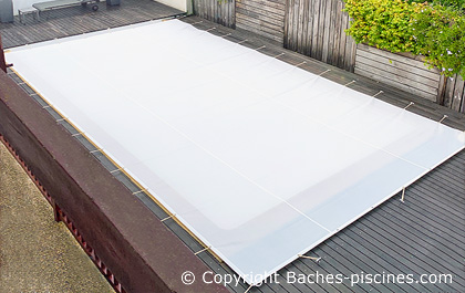 Bâche hiver Filet Blanc 7.70 x 4.70 STOCK