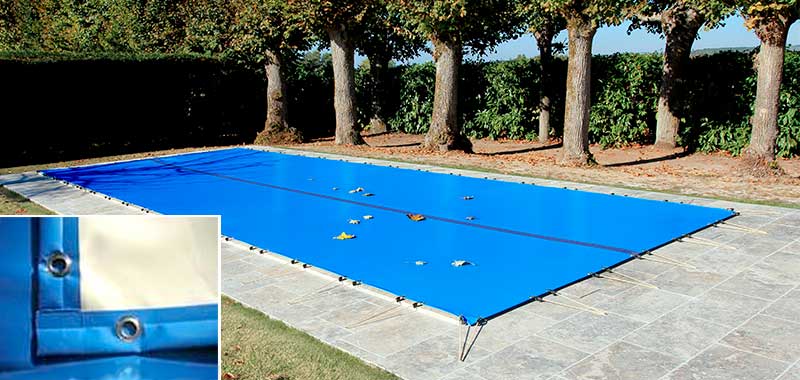 bache piscine filet hiver