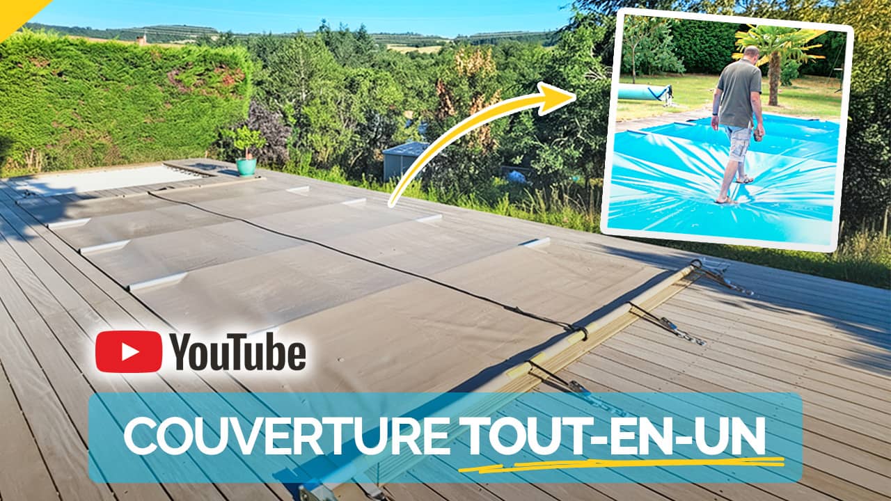 Bâche à barres : couverture sécurité piscine