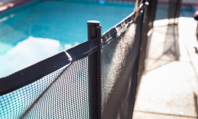 Barrière de sécurité souple et amovible Gre pour piscine