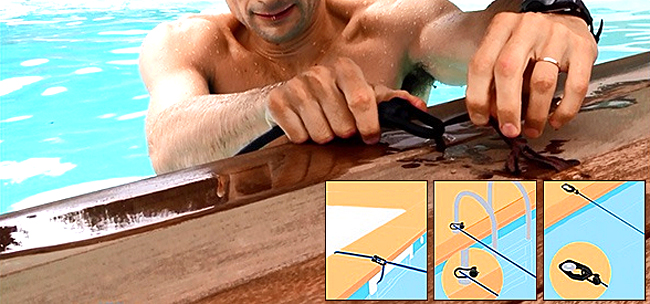 Free swim: élastique de nage pour piscine