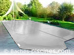 Coloris bache grise bâche piscine