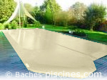 Couleur bache hiver piscine beige