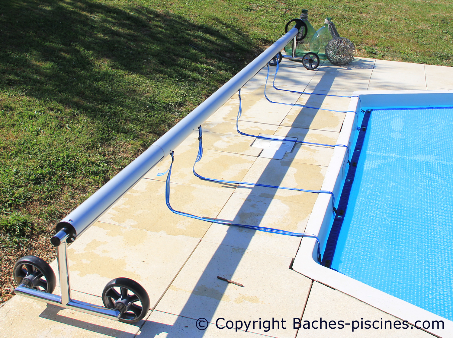 Enrouleur réglable piscine hors sol 5m