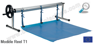 Enrouleur piscine pied en T