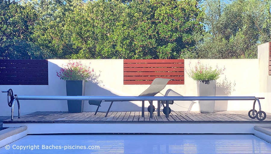 enrouleur pour bâche de piscine