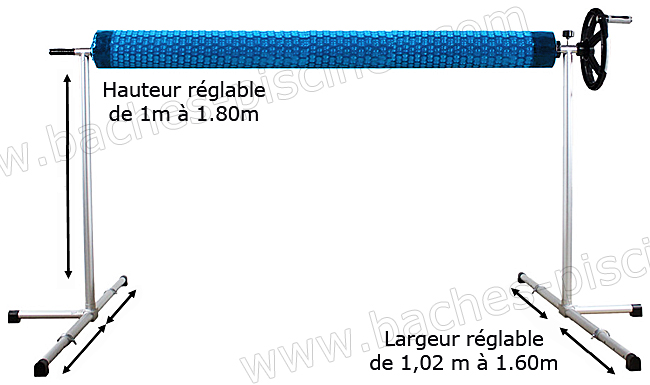 Enrouleur télescopique Kristal Alu 4m