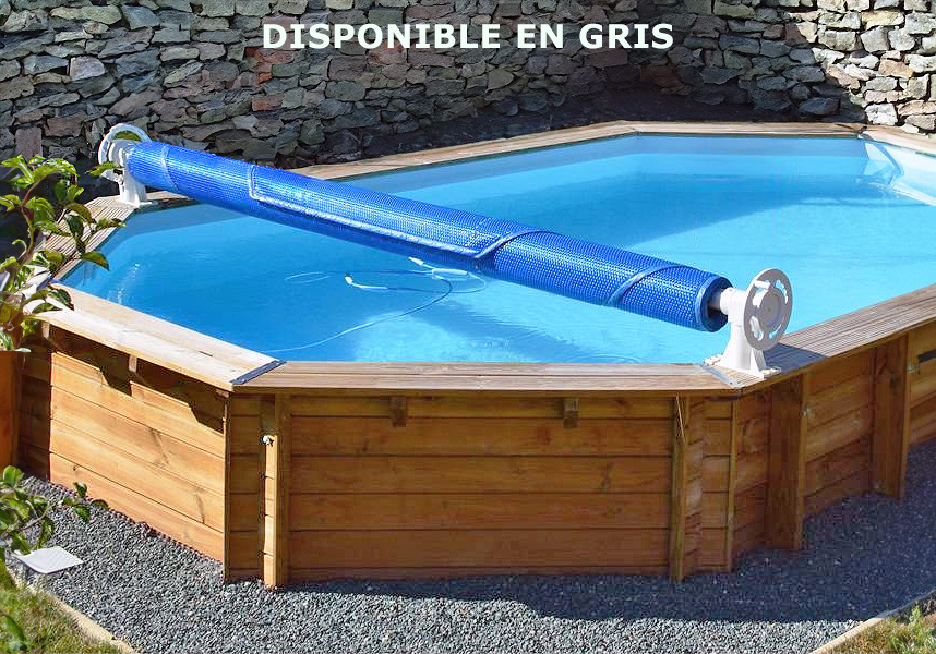 Enrouleur spécial piscine tubulaire ou à poser sur les margelle d'une piscine hors sol