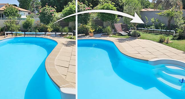 enrouleur bache a bulle piscine facile a deplacer