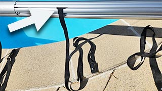 sangle enrouleur bache piscine