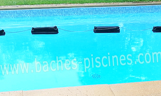 Flotteurs piscine d'hivernage lestés avec crochets