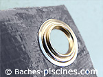 couture oeillet bache bulle piscine