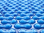 couverture à bulles bleu 400 microns