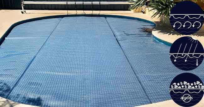 bâche à bulle piscine geobubble new energyguard utilisation pleine saison