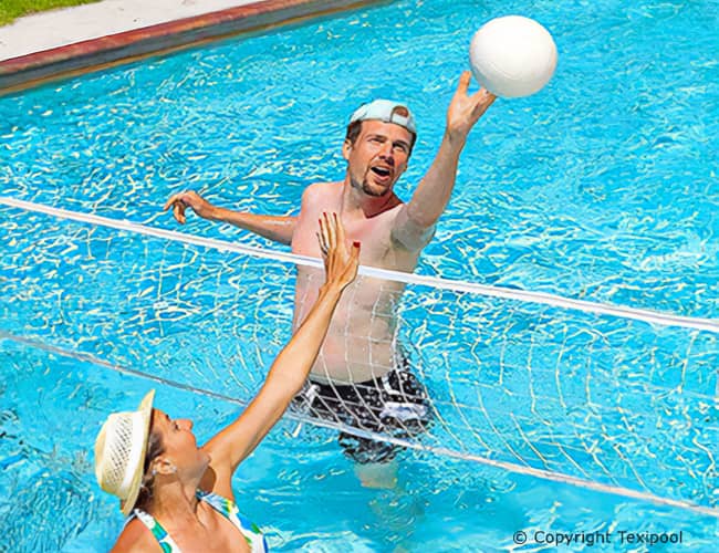 Filet De Volley-ball Pour Piscine - Jeu Aquatique, Résistant, Pour Ados Et Adultes