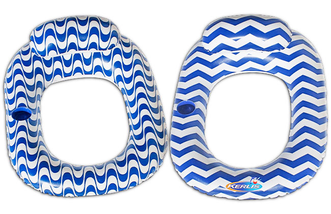 lot de 2 si&egrave;ges flottants pour piscine