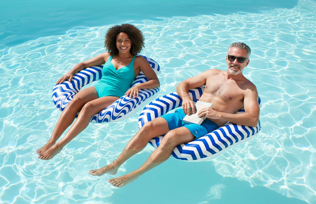 Duo si&egrave;ge piscine