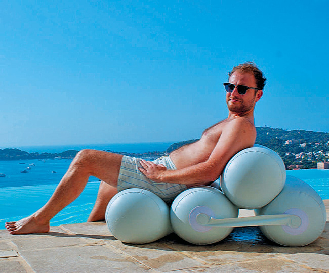 Siège flottant pour piscine