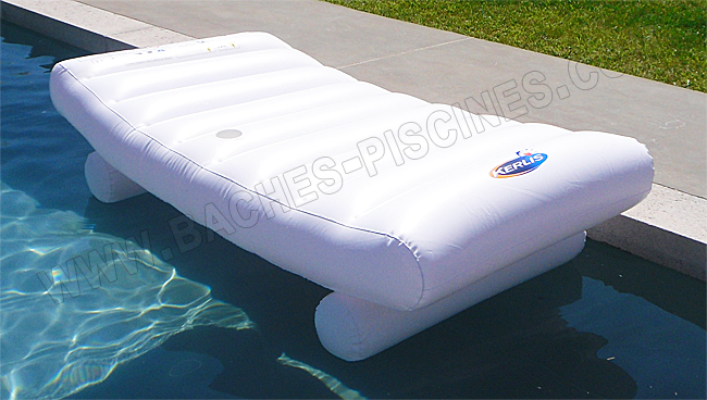 Fauteuil matelas gonflable pour piscine