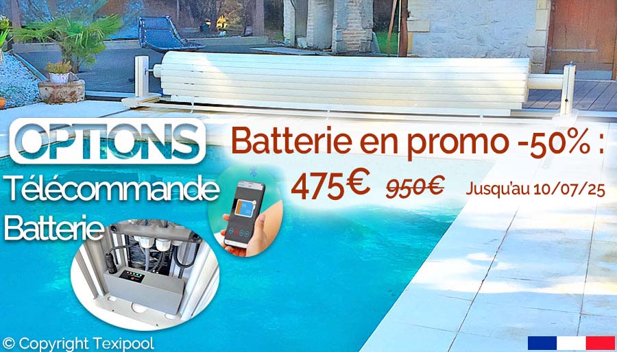 Volet roulant hors sol mobile pour piscine