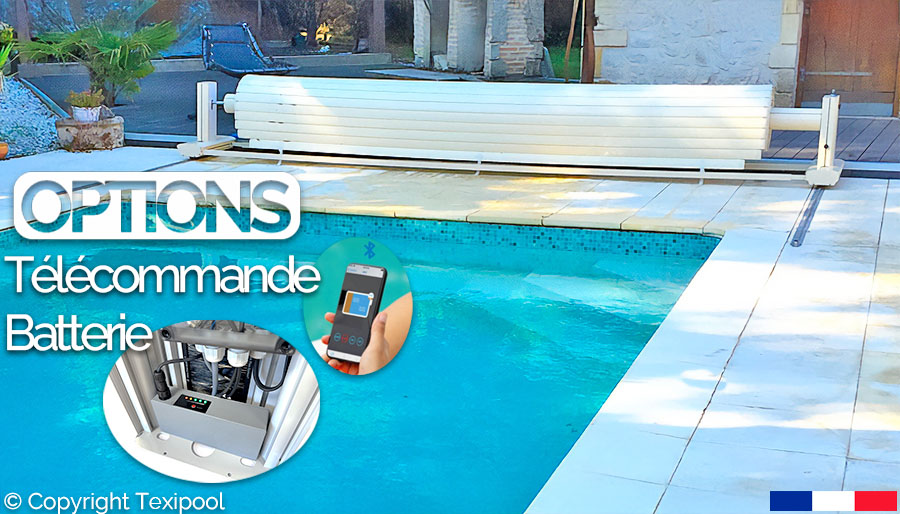Volet roulant hors sol mobile pour piscine