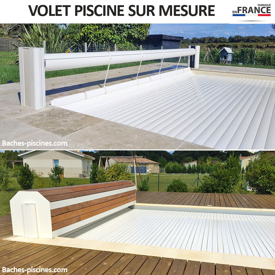 prix volet piscine avec banc, avec banquette ou avec coffre