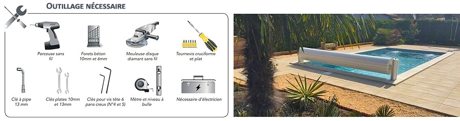 Instruction pose volet automatique piscine