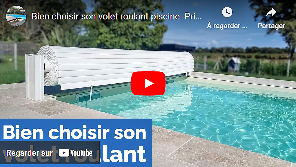 Vidéo sur le volet roulant piscine sur mesure