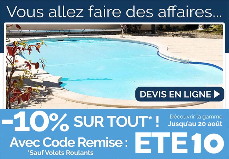 Promotions et code de r&eacute;duction sur les b&acirc;ches et couvertures de piscine