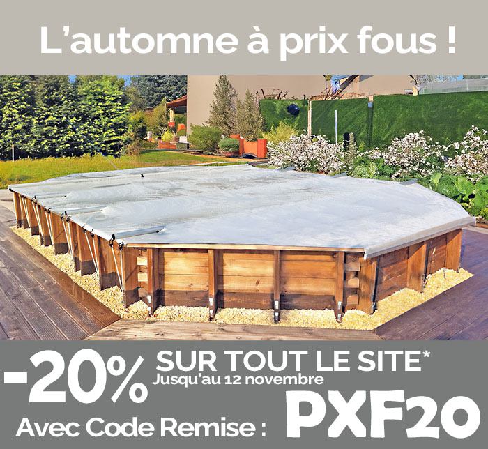 Bache BARRES piscine hors sol bois 