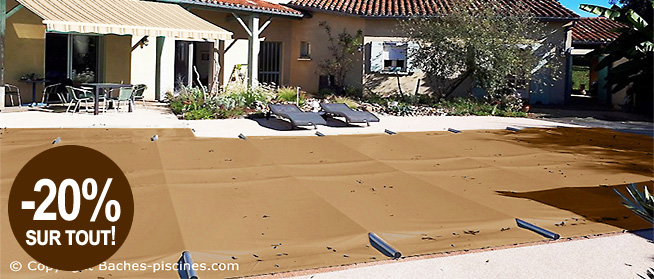 Bache piscine à barres 4 saisons de sécurité