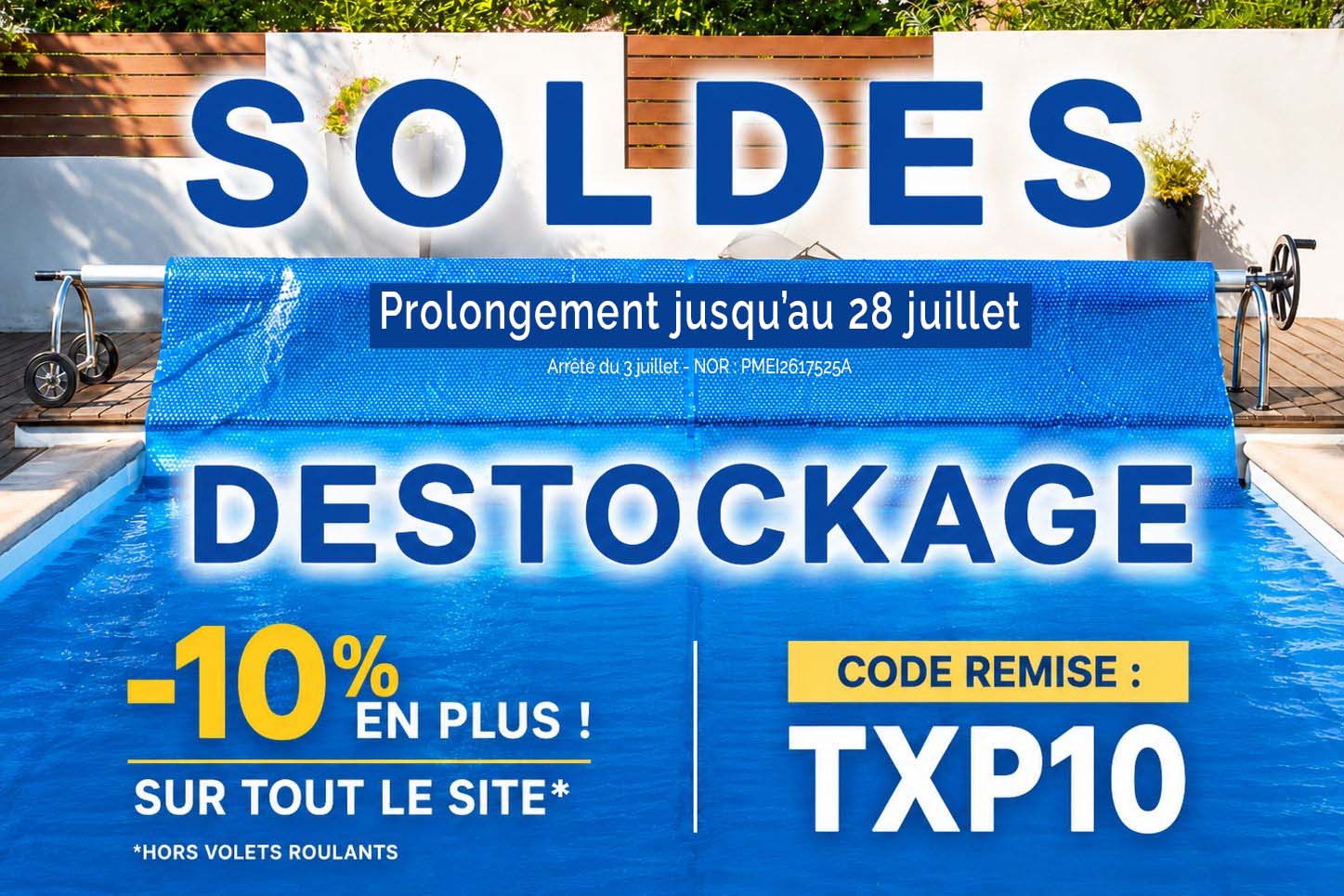 Promotions et code de r&eacute;duction sur les b&acirc;ches et couvertures de piscine