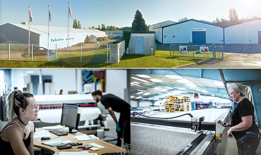 Société bâches-piscines.com:usine TEXIPOOL Gironde 33