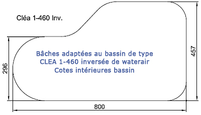 Clea 1-460 inversée waterair